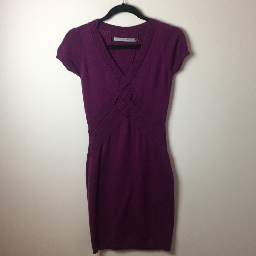 Marc New York Plum Knitted Dress